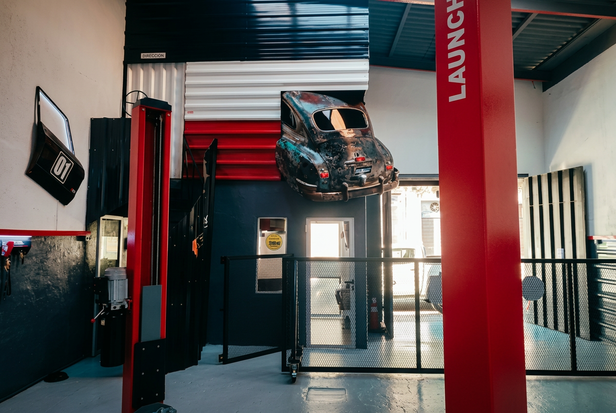 Interior del taller IBEROS